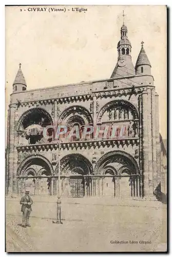 Civray - L Eglise - Cartes postales