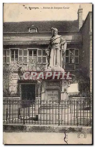 Bourges - Statue de Jacques Coeur - Cartes postales