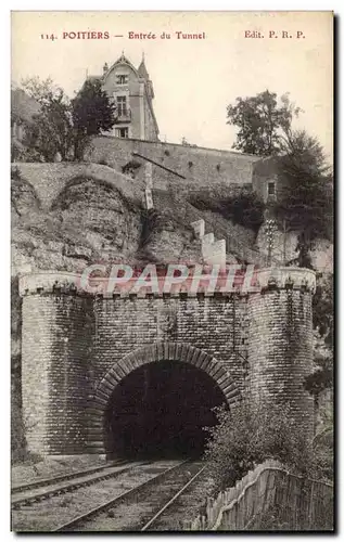 Poitiers - Entree du Tunnel - Ansichtskarte AK