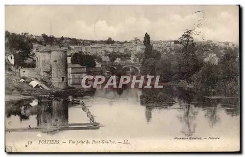Poitiers - Vue prise du Pont Guillon - Cartes postales