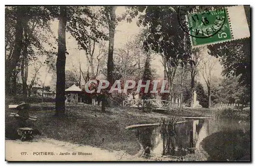 Poitiers - Jardin de Blossac - Ansichtskarte AK