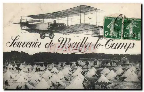 Mailly le Camp - Souvenir - avion - airplane - Ansichtskarte AK