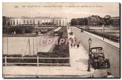 Deauville - Plage Fleurie - Le Casino - Les Jardins et les Tennis - Cartes postales