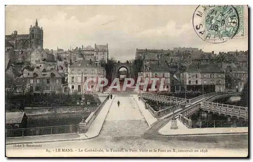 Le Mans - La Cathedrale - Le Tunnel - Cartes postales