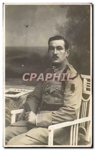 CARTE PHOTO Soldat Militaria