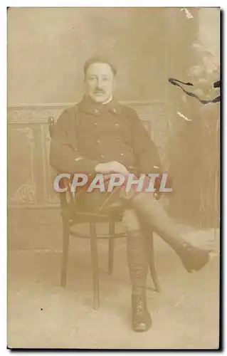 CARTE PHOTO Soldat Militaria