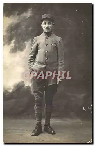 CARTE PHOTO Militaria Soldat