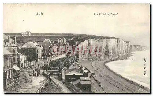 Ault - Les Falaises d aval - Cartes postales