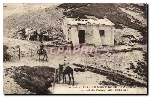 Le Mont Dore - L Auberge - un col du Sancy - ane - donkey - Cartes postales