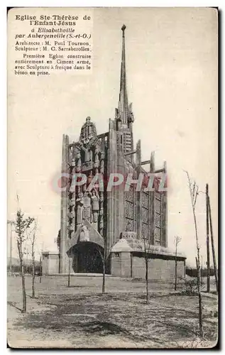 Elisabethaille - L Eglise Ste Therese de l Enfant Jesus - Cartes postales