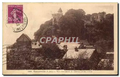 Tancarville - Vue du Chateau - Cartes postales