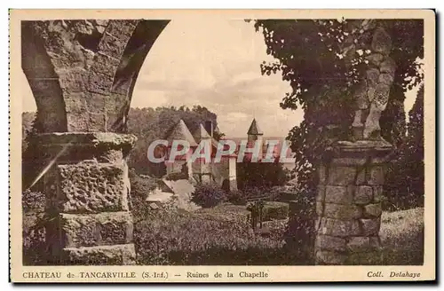 Tancarville - Ruines de la Chapelle - Ansichtskarte AK