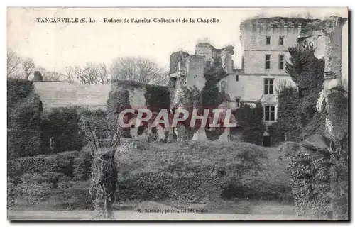 Tancarville - Ruines de l Ancien Chateau et de la Chapelle - Ansichtskarte AK