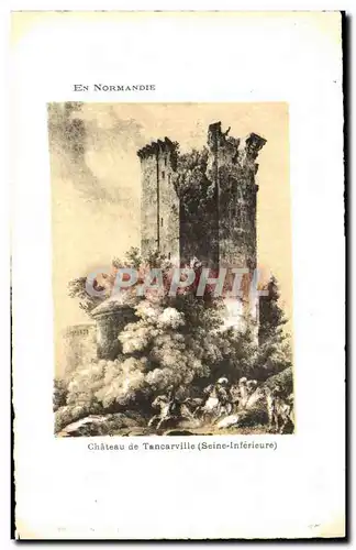 Tancarville - Le Chateau - Tableau - Cartes postales