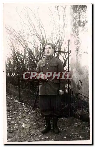 CARTE PHOTO Soldat Militaria
