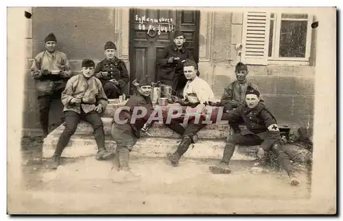 CARTE PHOTO Soldats Militaria Croix Rouge Infirmiers