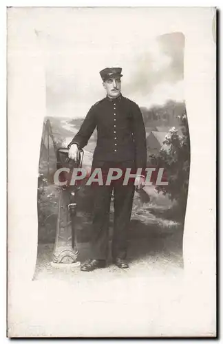 CARTE PHOTO Soldat Militaria