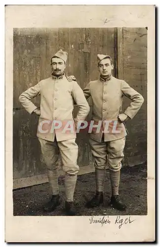 CARTE PHOTO Soldats Militaria
