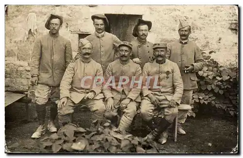 CARTE PHOTO Soldats Militaria