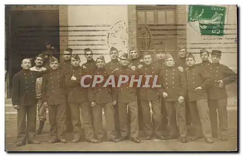 CARTE PHOTO Soldats Militaria Paris