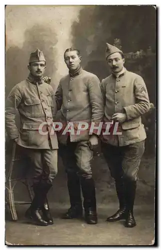 CARTE PHOTO Soldats Militaria