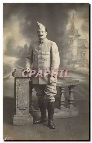 CARTE PHOTO Soldat Militaria