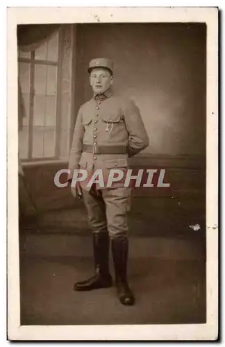 CARTE PHOTO Soldat Militaria