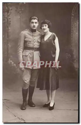 CARTE PHOTO Soldat Militaria