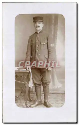 CARTE PHOTO Soldat Militaria