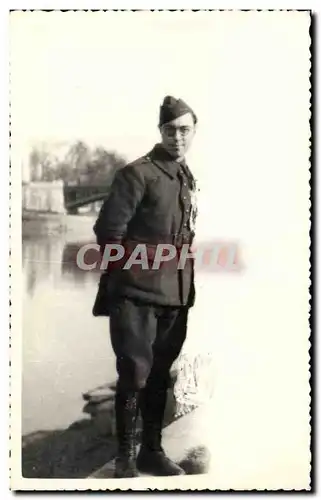 CARTE PHOTO Soldat Militaria