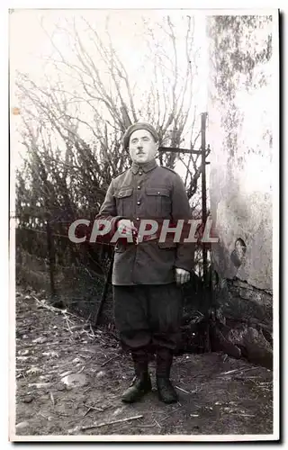 CARTE PHOTO Soldat Militaria