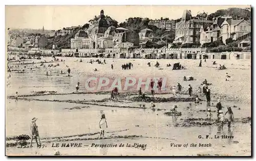 Le Havre - Perspective de la Plage - Ansichtskarte AK