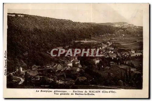 Environs de Malain - Vue Generale de Baulme de Roche - Ansichtskarte AK