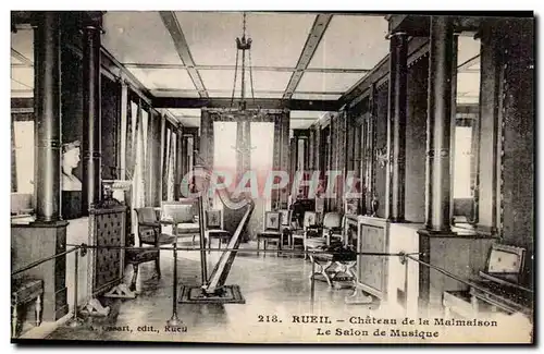 Rueil - Chateau de la Malmaison - Salon de Musique Harpe - Ansichtskarte AK