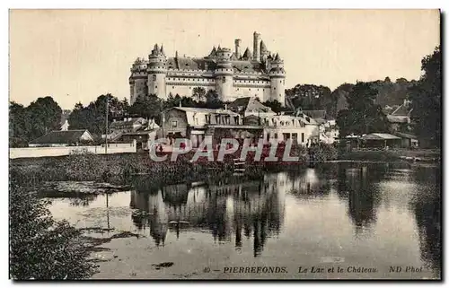 Pierrefonds - Le Chateau - Le Lac - Cartes postales