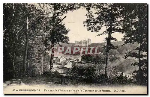 Pierrefonds - Vue sur le Chateau - Ansichtskarte AK