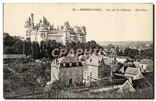 Pierrefonds - Vue sur le Chateau - Ansichtskarte AK