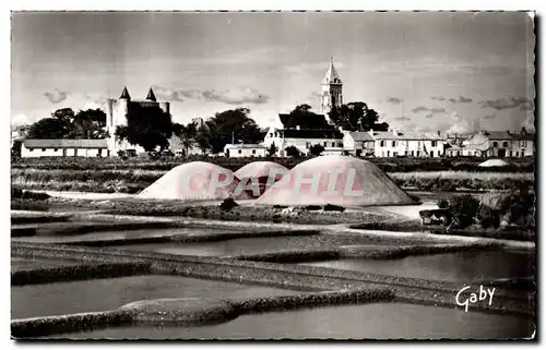 Ile de Noirmoutiers - Les Marais Salant et Vue Generale - Ansichtskarte AK