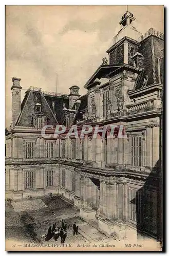 Maisons Laffitte - Le Chateau - Entree du Chateau - Cartes postales