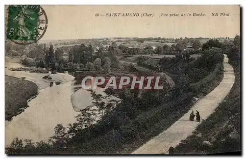 Saint Amand - Vue prise de la Roche Train - Cartes postales