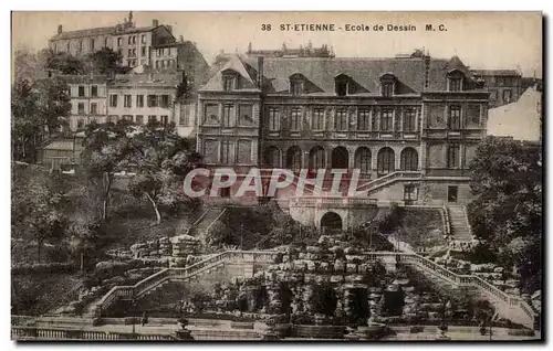 St Etienne - Ecole de Dessin - Cartes postales