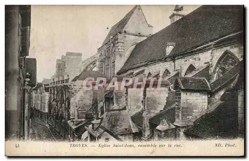 Troyes - L Eglise Saint Jean - Ansichtskarte AK