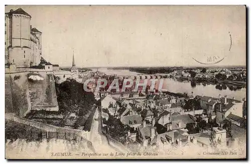 Saumur - Perspective sur la Loire - Cartes postales