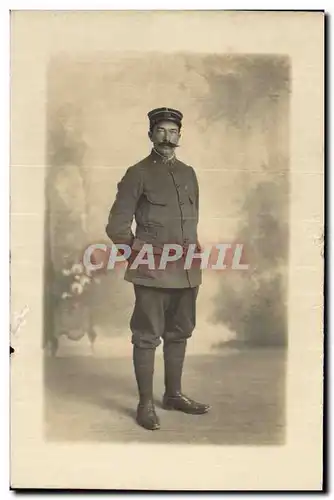 CARTE PHOTO Militaria Beauvais Soldat
