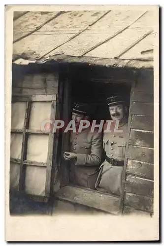 CARTE PHOTO Militaria Soldats Officiers