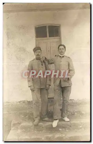 CARTE PHOTO Militaria Soldats Gaza