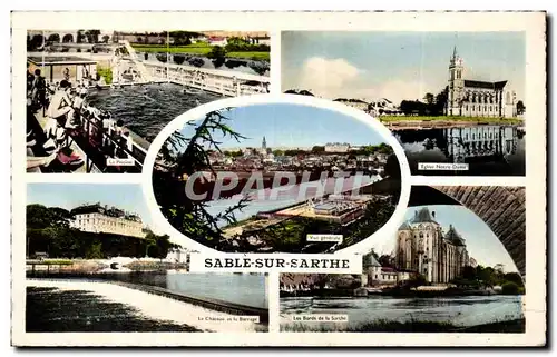 Sable sur Sarthe - Souvenir - Cartes postales