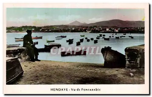 Hendaye - Vue de Fontarabie - Ansichtskarte AK