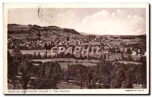 Riom es Montagne - Vue Generale - Cartes postales