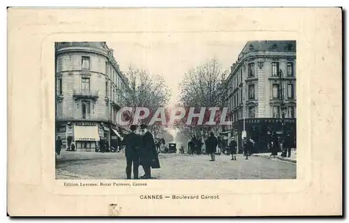 Cannes - Boulevard Carnot - Ansichtskarte AK